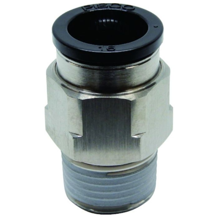 PISCO　ワンタッチ継手　チューブフィッティング　ストレート　適合外径16mm　接続口径R1/2