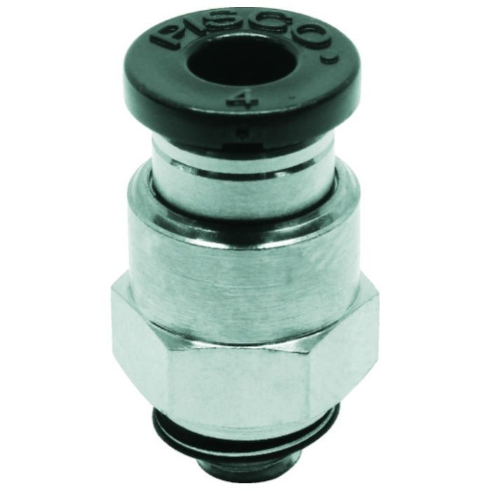 PISCO　ワンタッチ継手　チューブフィッティング　ストレート　適合外径4mm　接続口径M5×0.8