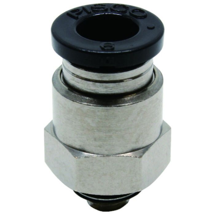 PISCO　ワンタッチ継手　チューブフィッティング　ストレート　適合外径6mm　接続口径M5×0.8