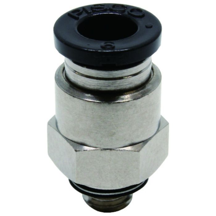 PISCO　ワンタッチ継手　チューブフィッティング　ストレート　適合外径6mm　接続口径M6×1