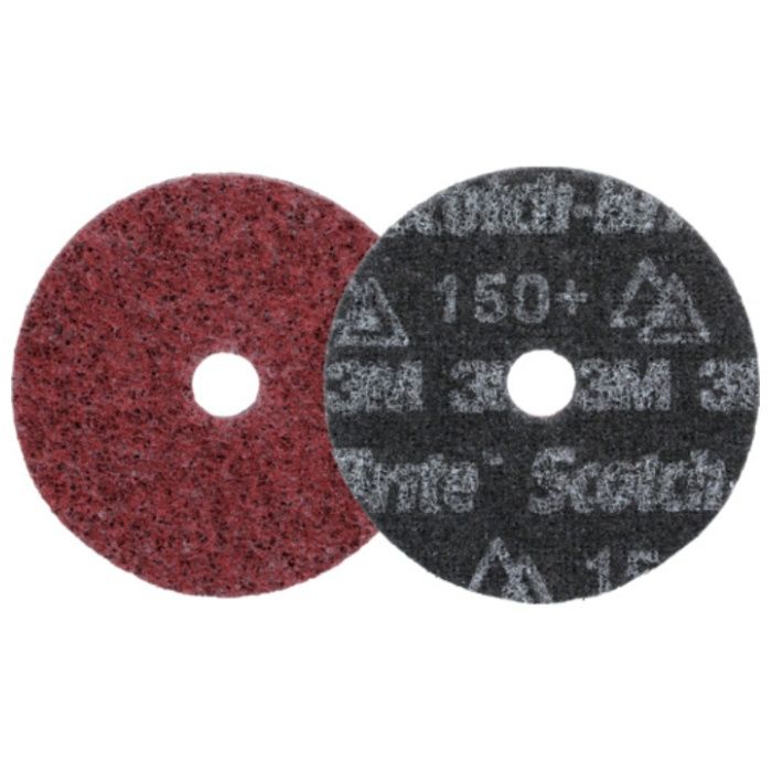 3M　スコッチ・ブライト(TM)　プレシジョンHD　SCディスク　ミディアム　150+　100　mm　x　16　mm