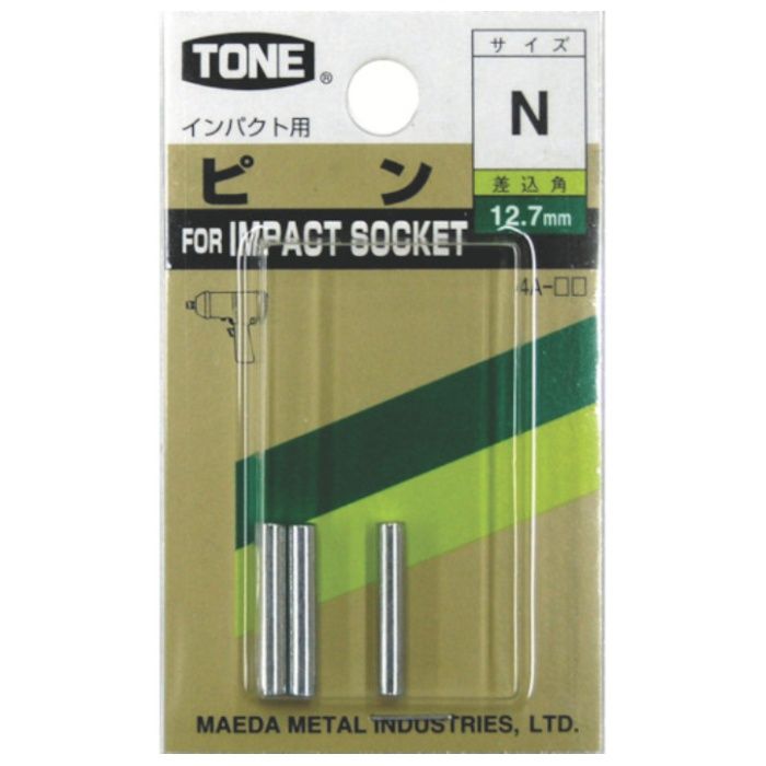 TONE　インパクトソケット用ピン　入数3点　9g　構造用鋼