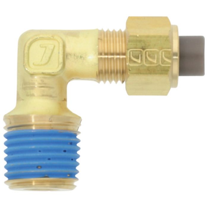 潤工社　黄銅製継手(インチ系列)　エルボ　6.35×4.57mm　　PT1/4