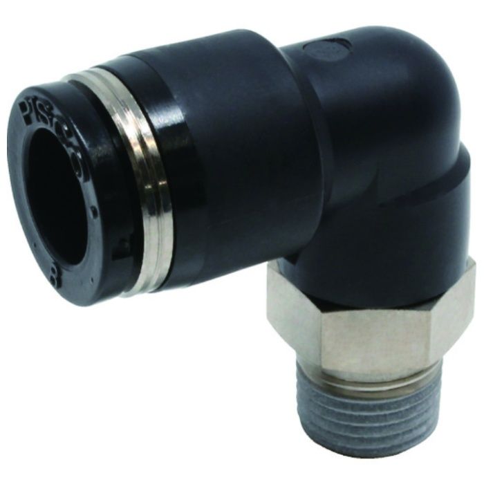 PISCO　チューブフィッティング　エルボ　適合外径8mm　接続口径R1/8