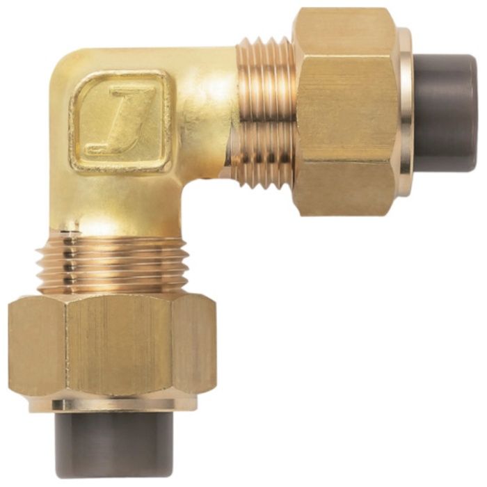 潤工社　黄銅製継手(ミリ系列)　ユニオンエルボ　8×6mm