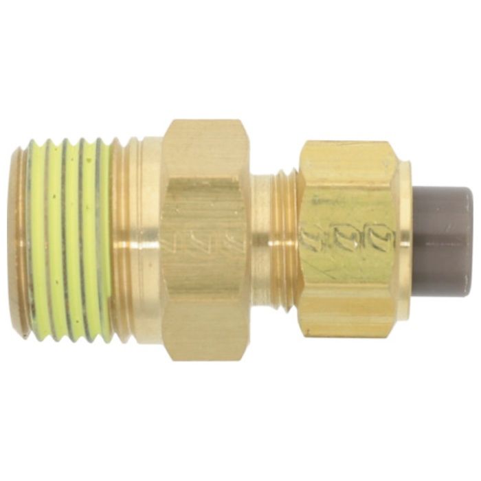 潤工社　黄銅製継手(ミリ系列)　ニップル　10×6.5mm　　PT3/8