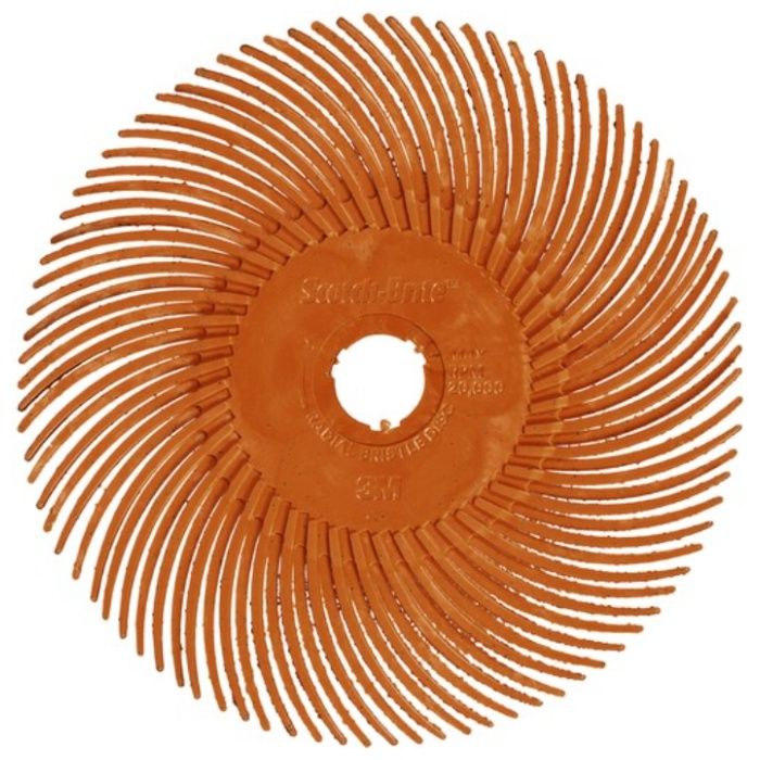 3M　プレシジョン　ラジアルブリッスルディスク　80+　PN-RB　曲線カーブ　76mmx9.5mm　TypeC