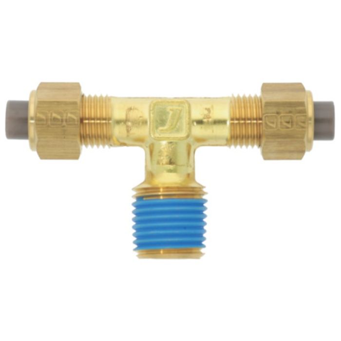 潤工社　黄銅製継手(ミリ系列)　テー　8×6mm　　PT1/4