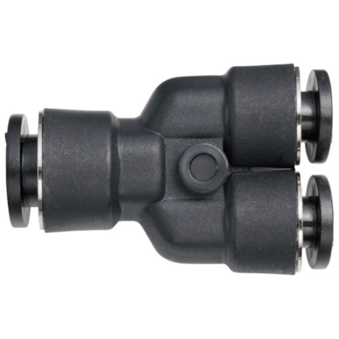 潤工社　ワンタッチ継手Mシリーズ　異径ユニオンY　12mm-10mm