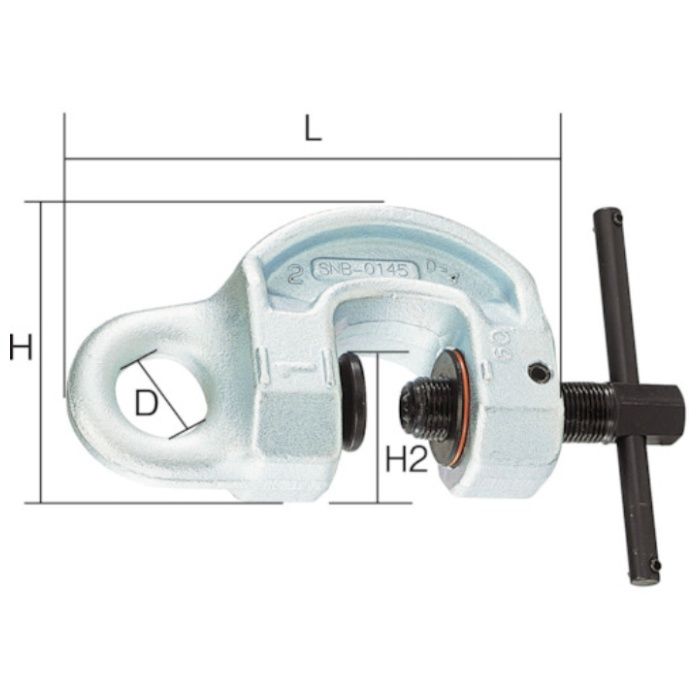 EAGLE　ねじ式全方向クランプ　SBN-1t(1-30)
