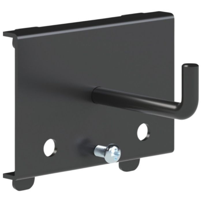 TRUSCO　パンチングパネル用工具フック1本爪　黒