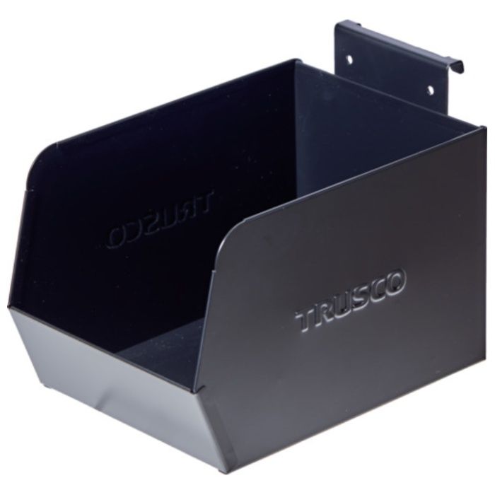 TRUSCO　パンチングパネル用スチールコンテナ　大　ブラック