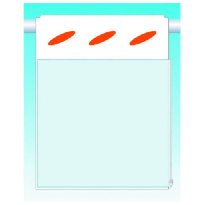 つくし　透明ポケット付つるしん坊　片面タイプ(横から差込み