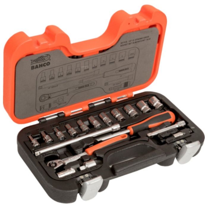 BAHCO　65pcs.　1/4インチソケットセット