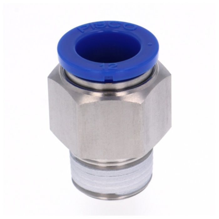 PISCO　耐腐蝕性SUS303相当継手　ストレートチューブ12ネジR3/8