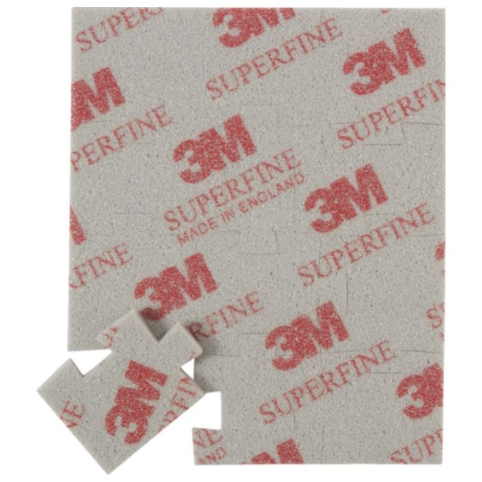 3M　ジグソーパズル型スポンジ研磨材　極細目　(1枚=1PK)