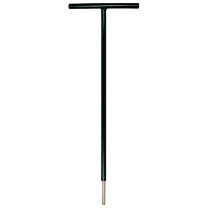 EIGHT　T型　六角棒スパナ　鉄ハンドル　首下500mm　8mm　単品