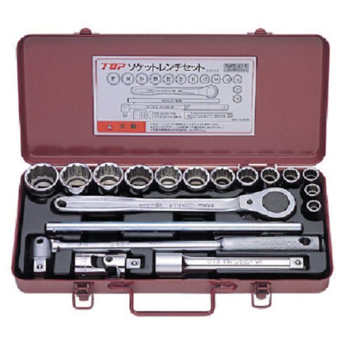 TOP　ソケットレンチセット　差込角12.7mm　18点