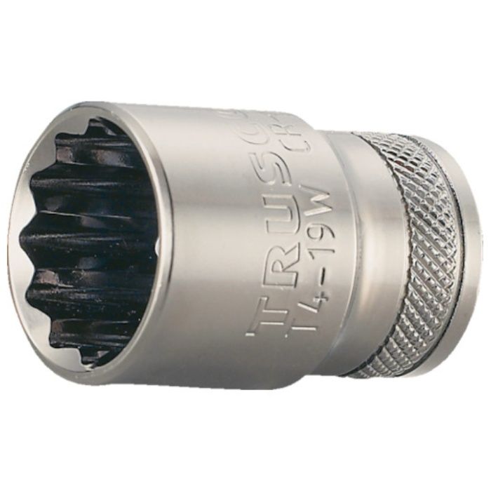 TRUSCO　【売切廃番】ソケット　12角タイプ　差込角12.7　対辺20mm