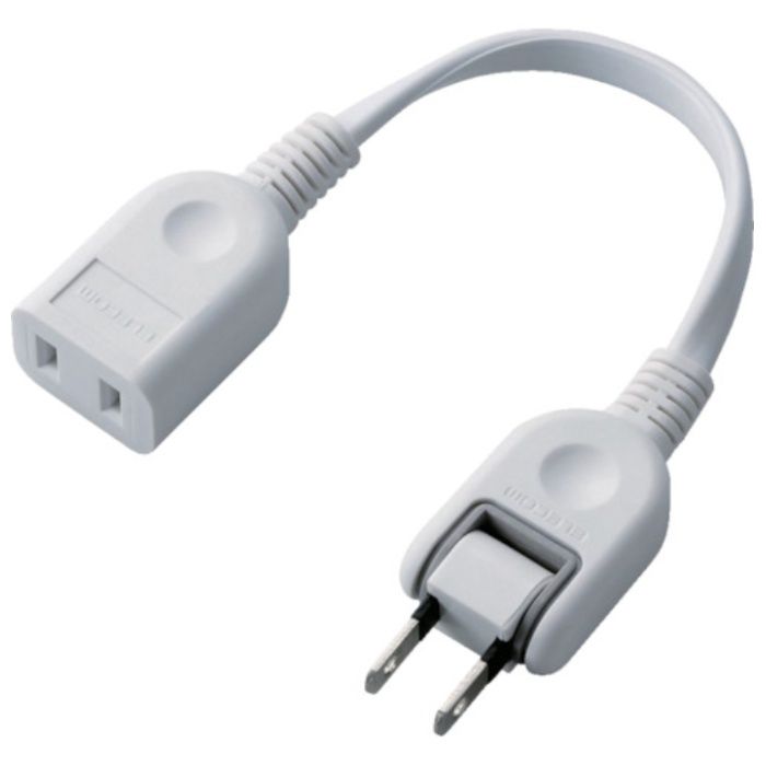ELECOM　ACアダプタ用電源延長コード(1個口)ホワイト