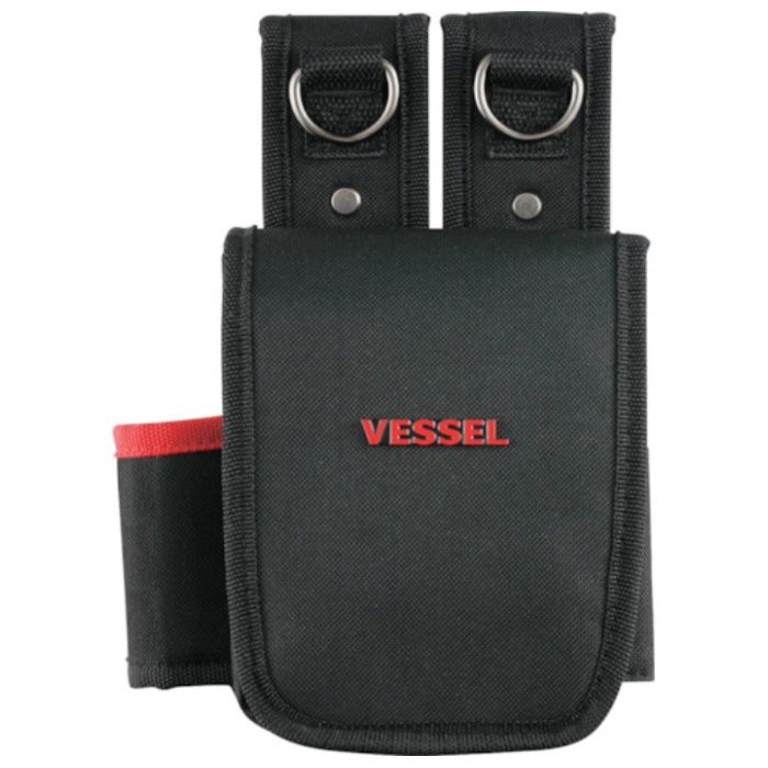 VESSEL　ツールポーチ　ドライバーポーチ(ドライバー1本、ペン差し、ライセンスカード入れ付き)