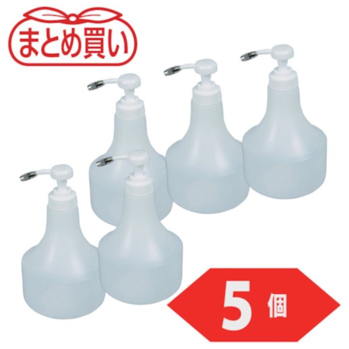 TRUSCO　まとめ買い　霧状スプレーボトル　置き型　500ml　5個セット