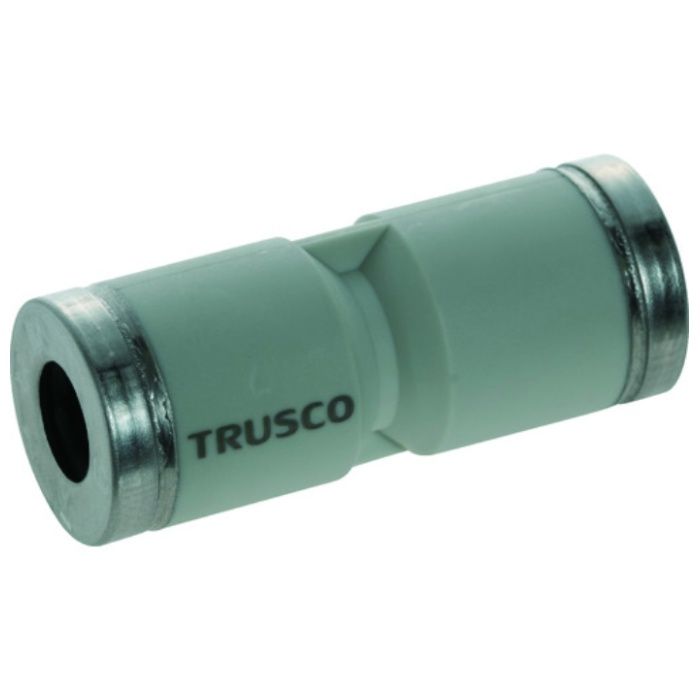TRUSCO　チューブ継手　ワンハンド脱着型　ユニオンストレート　10MM