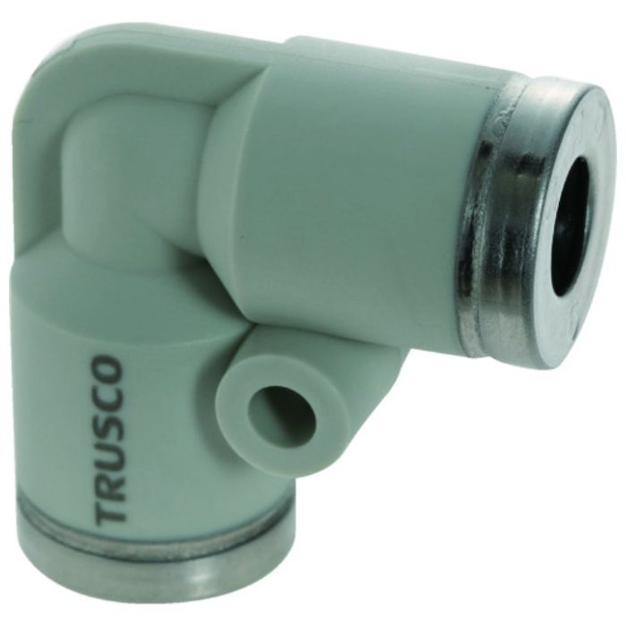 TRUSCO　チューブ継手　ワンハンド脱着型　ユニオンエルボ　10MM