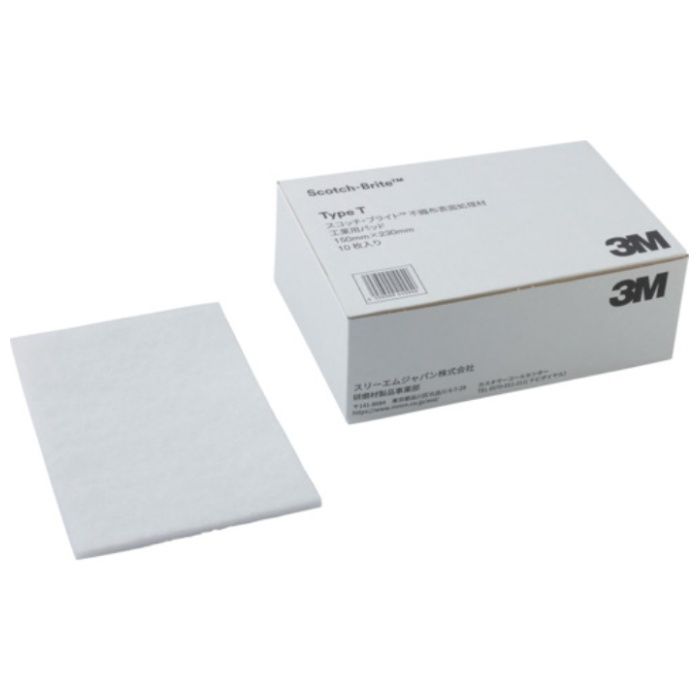 3M　スコッチ・ブライト　不織布研磨シート　Type　T(タイプT)　150mm　x　230mm