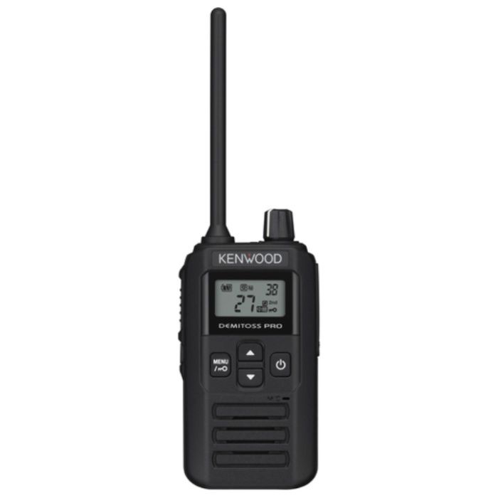KENWOOD　特定小電力トランシーバー(交互・中継対応)　DEMITOSS　PRO　ブラック