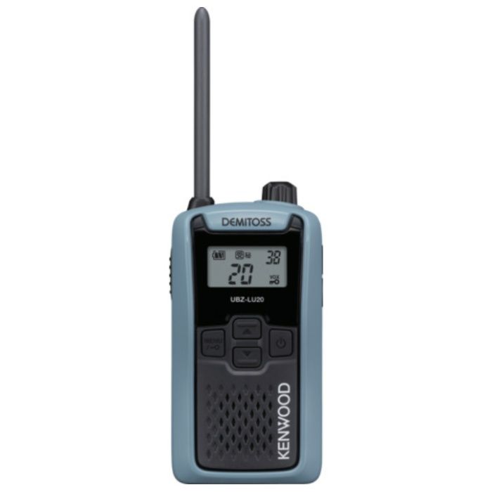 KENWOOD　特定小電力トランシーバー(交互通話)　DEMITOSS　ブルーグレー