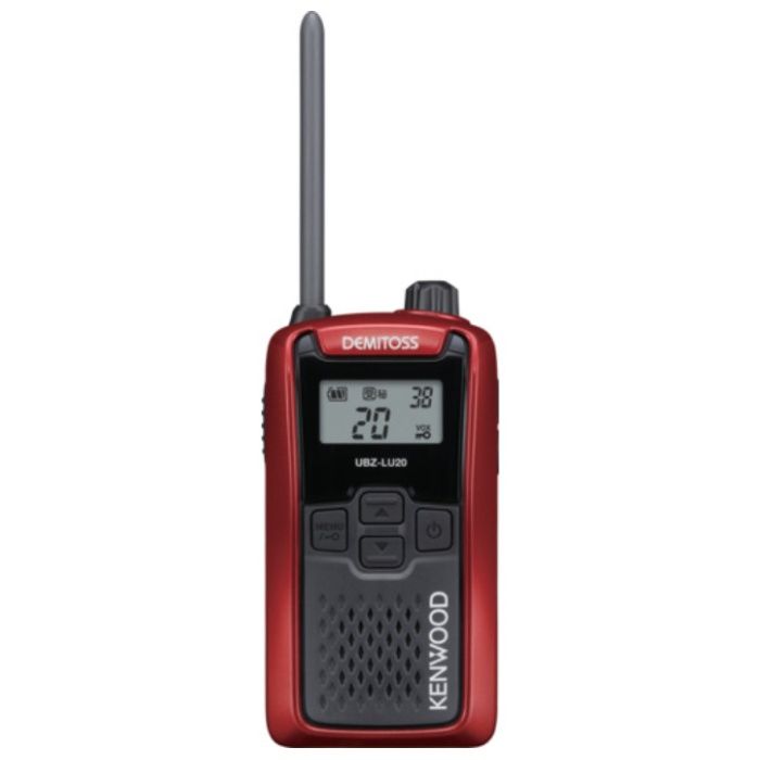 KENWOOD　特定小電力トランシーバー(交互通話)　DEMITOSS　レッド