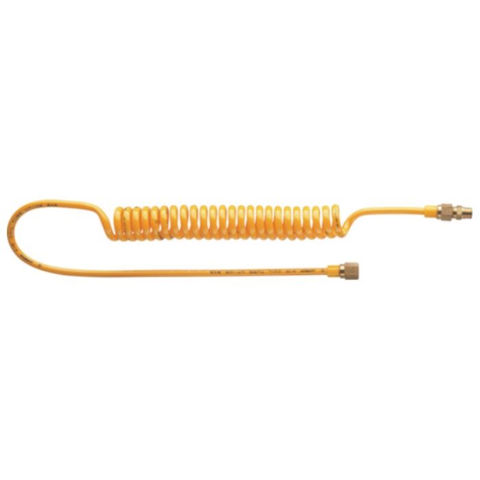 潤工社　エアーコイルチューブセット　UTF　1-8X5mm　黄