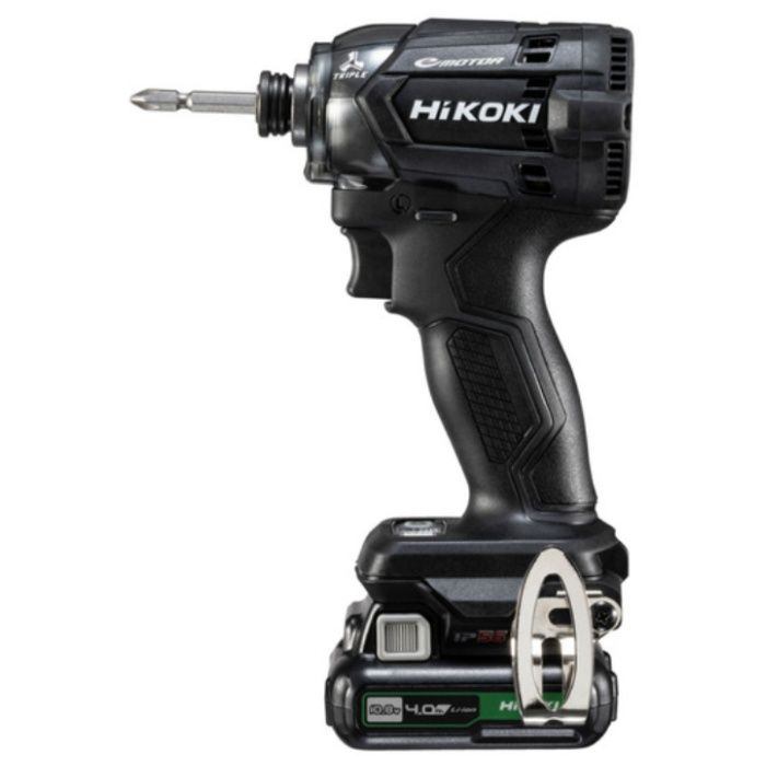 HiKOKI　10.8Vコードレスインパクトドライバ　4.0Ah　バッテリーセット品　ストロングブラック