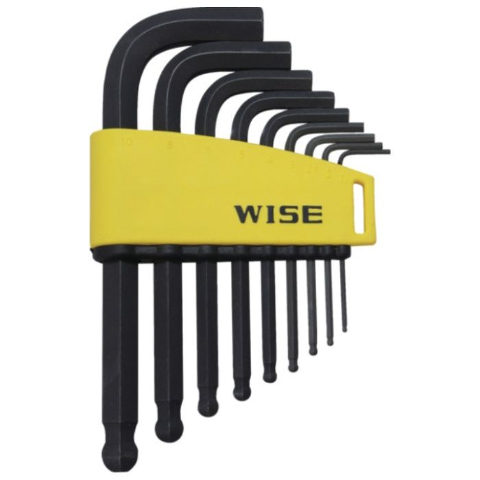 WISE　ボールポイント　黒染め9本セット(ショート)