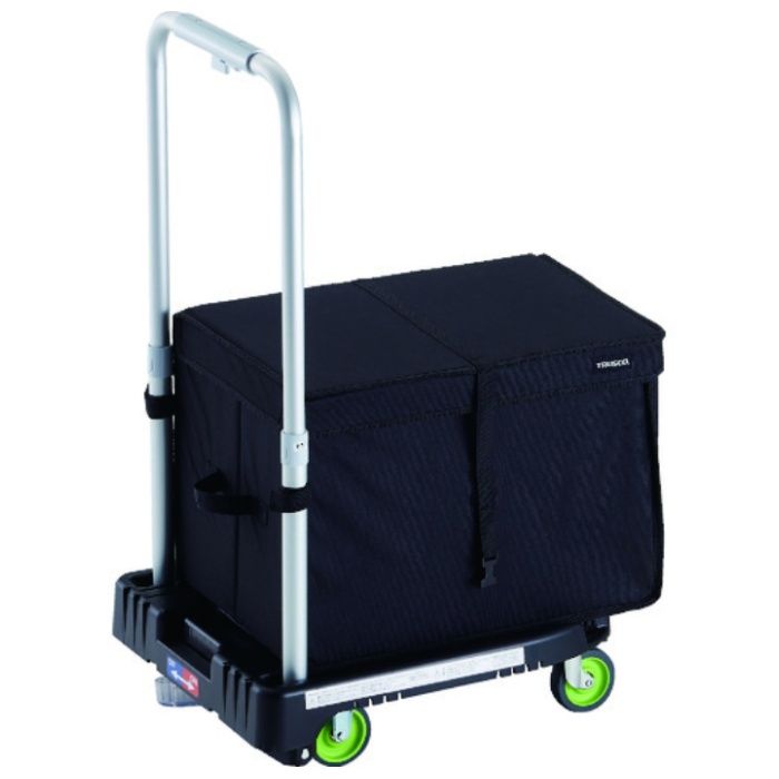 TRUSCO　樹脂台車　カルティオミニ　weego　省音車輪　ブラック　ストッパー付　THブレーキ付