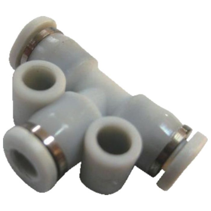 CONVUM　チューブ継手　ユニオン　ティー　適合チューブ外径D:4×4×4mm