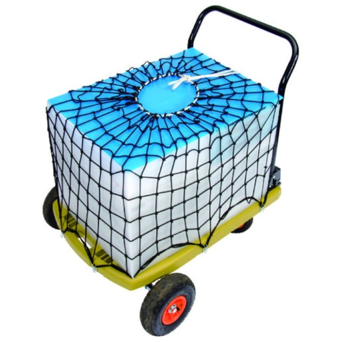 TRUSCO　【次回入荷10月】　台車用荷崩れ防止ネット　ホーミータイ　1200×600　ブラック